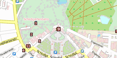 Badisches Landesmuseum Karlsruhe Stadtplan