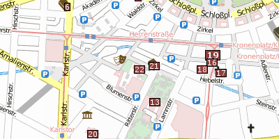 St. Stephan  Stadtplan